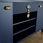 Комод-буфет Elsa Dreams Blue с открытыми полками   варинант исполнения - 4 | Loft Concept в Уфе