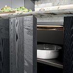 Кухонный гарнитур из натурального камня и дерева INTERSECTION Dada Engenereed Kitchen варинант исполнения - 16 | Loft Concept в Уфе