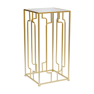 Столик высокий с золотой основой Edison