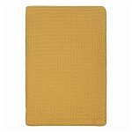 Плед из шерсти цвета охры с бахарамой Waffle Comfort варинант исполнения - 1 | Loft Concept в Уфе