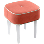 Квадратный мягкий пуф на белых ножках Winton Pouf Square варинант исполнения - 15 | Loft Concept в Уфе