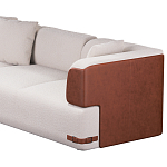 Трехместный диван Richmond с кожаной отделкой варинант исполнения - 6 | Loft Concept в Уфе