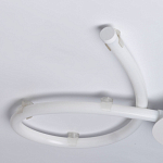 Люстра белого цвета с тремя изогнутыми светодиоидными плафонами Luke Lampco Tracer Lamp варинант исполнения - 8 | Loft Concept в Уфе