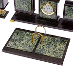 Настольный письменный набор из нефрита на ножках Executive Recruitment варинант исполнения - 2 | Loft Concept в Уфе