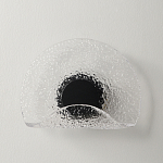 Бра из текстурированного прозрачного стекла с изогнутым краем Textured Glass  варинант исполнения - 4 | Loft Concept в Уфе