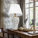 Настольная лампа с цветочной росписью Lamp Flower Painting варинант исполнения - 5 | Loft Concept в Уфе