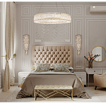 Бра с каскадом из прозрачного хрусталя и корпусом золотого цвета Constant Sparks варинант исполнения - 6 | Loft Concept в Уфе