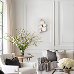 Бра с золотым основанием и 5-ю белыми шарообразными плафонами Bubble варинант исполнения - 4 | Loft Concept в Уфе