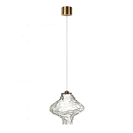 Подвесной светильник с плафоном из фактурного прозрачного стекла Light Ensemble варинант исполнения - 8 | Loft Concept в Уфе