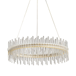 Люстра круглая с прозрачными стеклянными трубками 51 см Nembus варинант исполнения - 1 | Loft Concept в Уфе