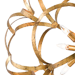 Люстра круглая в виде объёмного цветка Golden Flower Sphere варинант исполнения - 1 | Loft Concept в Уфе