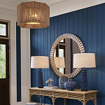 Настольная лампа с корпусом из цветков колокольчика Cascade of Blue Flowers варинант исполнения - 3 | Loft Concept в Уфе