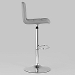 Барный стул с сиденьем серого цвета Honory варинант исполнения - 2 | Loft Concept в Уфе