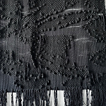 Гобелен из шерсти мериноса с узелками Ночь  варинант исполнения - 1 | Loft Concept в Уфе