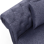 Мебельная ткань Шенилл синий цвет 138 см T4-33 варинант исполнения - 7 | Loft Concept в Уфе