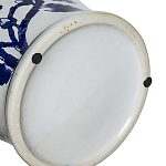 Ваза с крышкой и синим цветочным узором Blue & White Ornament  варинант исполнения - 4 | Loft Concept в Уфе