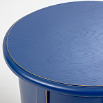 Синяя тумба на фигурных ножках Shelby варинант исполнения - 4 | Loft Concept в Уфе