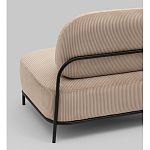 Диван Стоун велюр рельефный бежевый варинант исполнения - 4 | Loft Concept в Уфе