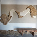 Декор настенный в Эко стиле Малибу wall panel Malibu Abstraction варинант исполнения - 1 | Loft Concept в Уфе