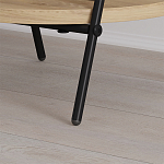 Стол приставной с 2-мя круглыми столешницами из дерева ESSEL OAK варинант исполнения - 2 | Loft Concept в Уфе