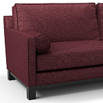 Мебельная ткань Шенилл бордовый цвет 138 см T4-38 варинант исполнения - 6 | Loft Concept в Уфе