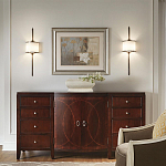 Бра вертикальное с белым полукруглым плафоном и длинным стержнем S Kichler варинант исполнения - 15 | Loft Concept в Уфе