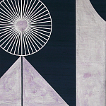 Обои ручная роспись в стиле Арт-деко Assemblage Aluminium Leaf with désargenter pearlescent antiquing варинант исполнения - 1 | Loft Concept в Уфе