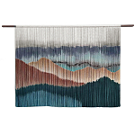 Современное Панно на стену из нитей Mountains at Sunset Горы на Закате  варинант исполнения - 2 | Loft Concept в Уфе