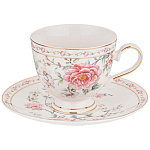 Чайный сервиз из фарфора на 6 персон 14 предметов Flower Porcelain Collection варинант исполнения - 2 | Loft Concept в Уфе