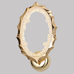 Бра овальное светодиодное с золотистым каркасом Ring of Fire варинант исполнения - 1 | Loft Concept в Уфе