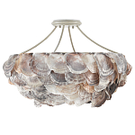 Потолочный светильник с каскадным абажуром из ракушек Sea Ravens варинант исполнения - 3 | Loft Concept в Уфе