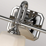 Бра для ванных комнат с квадратными матовыми плафонами на основании цвета хром Feiss варинант исполнения - 7 | Loft Concept в Уфе