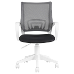 Офисное кресло с основанием из белого пластика Desk chairs Black варинант исполнения - 2 | Loft Concept в Уфе