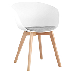 Стул из пластика с мягким сиденьем Eames варинант исполнения - 1 | Loft Concept в Уфе