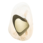 Бра овальное из стекла с золотым элементом Flow Texture  варинант исполнения - 4 | Loft Concept в Уфе