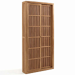 Шкаф из массива тика Okino Wood Cabinet варинант исполнения - 2 | Loft Concept в Уфе