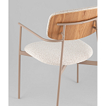 Стул Doe с подклокотниками молочный варинант исполнения - 3 | Loft Concept в Уфе