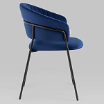 Стул в велюре синего цвета Horizon варинант исполнения - 2 | Loft Concept в Уфе