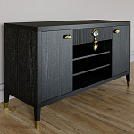 Комод-буфет Elsa Dreams Black с открытыми полками   варинант исполнения - 2 | Loft Concept в Уфе