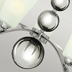 Люстра с матовыми конусными плафонами и декоративными элементами в форме шаров Hinkley варинант исполнения - 16 | Loft Concept в Уфе