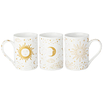 Кружка из фарфора с рисунком звезд и созвездий 300 мл Porcelain Astronomy Collection варинант исполнения - 1 | Loft Concept в Уфе