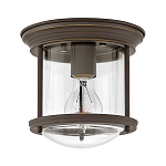 Потолочный светильник для ванных комнат со стеклянным плафоном и одной лампой Hinkley варинант исполнения - 8 | Loft Concept в Уфе