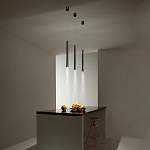 Подвсеной светильник светодиодный металлический цилиндрической формы Высота 60см Trumpet tube варинант исполнения - 5 | Loft Concept в Уфе