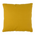 Подушка декоративная хлопковая горчичного цвета с абстрактным принтом Elysian Flow Sunset варинант исполнения - 2 | Loft Concept в Уфе