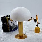 Настольная лампа c абажуром в форме купола из натурального камня  Heavenly Harmony варинант исполнения - 4 | Loft Concept в Уфе