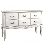 Консоль белая из массива бука с ящиками в стиле прованс White Provence варинант исполнения - 1 | Loft Concept в Уфе