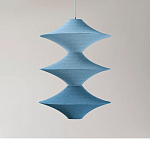 Подвесной вязаный голубой светильник «Звезда Востока 03» варинант исполнения - 1 | Loft Concept в Уфе