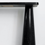 Консоль чёрная на 2-х конусообразных ножках Eros варинант исполнения - 3 | Loft Concept в Уфе