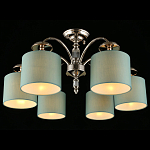 Люстра потолочная Nikoletta с бирюзовым плафоном варинант исполнения - 1 | Loft Concept в Уфе