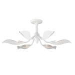 Потолочный светильник с плафонами в виде белых лепестков Delicate Flower варинант исполнения - 2 | Loft Concept в Уфе